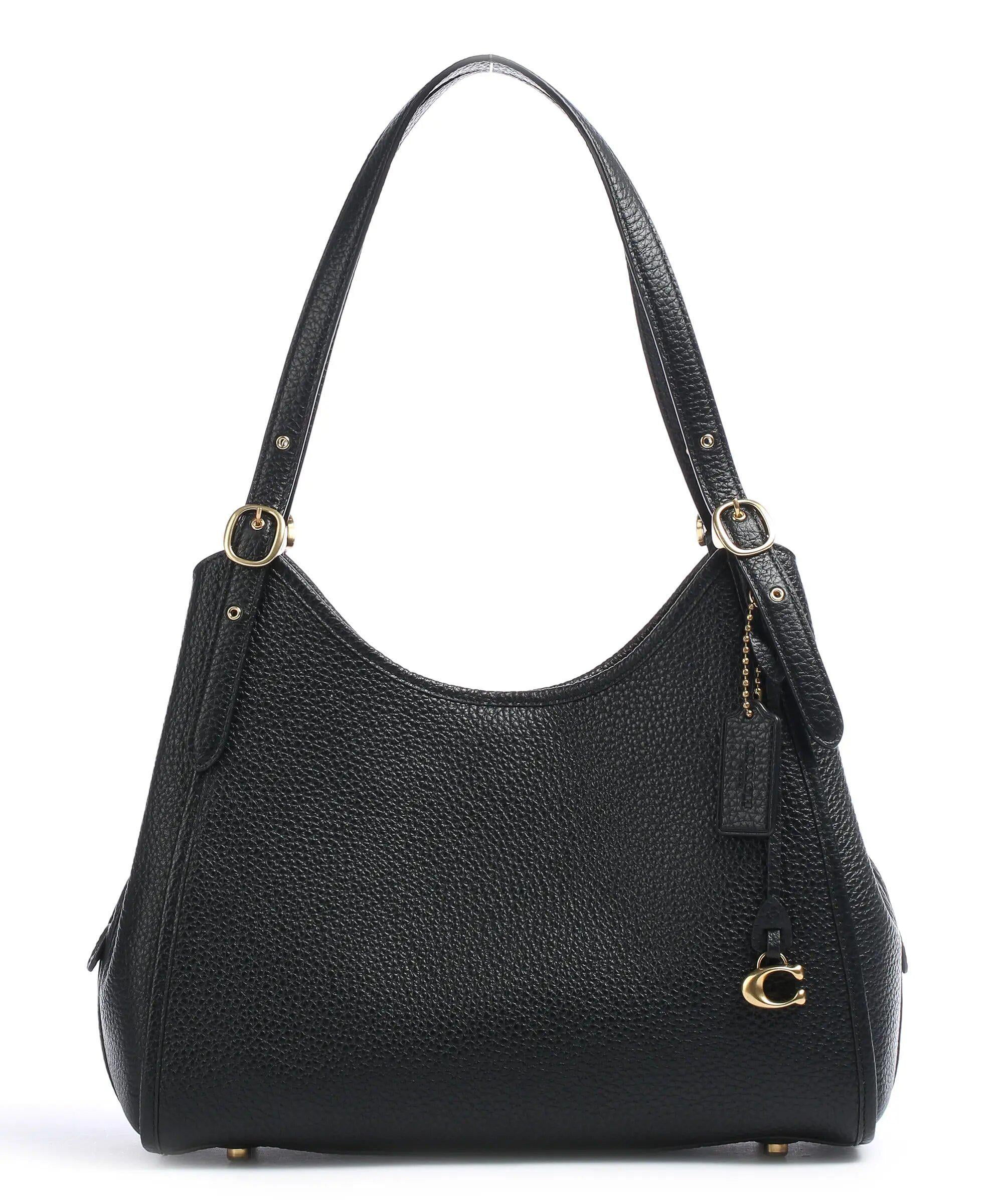 Сумка женская Coach Lori Hobo bag grained Black