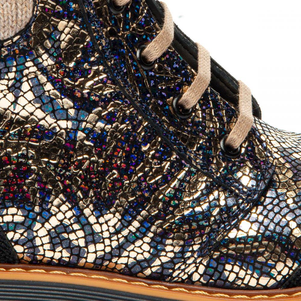 Ботинки The Leo 1369 для девочек р. 27 17,5 см Черный/Золотистый - фото 4 Ботинки The Leo 1369 для девочек р. 27 17,5 см Черный/Золотистый - фото 4