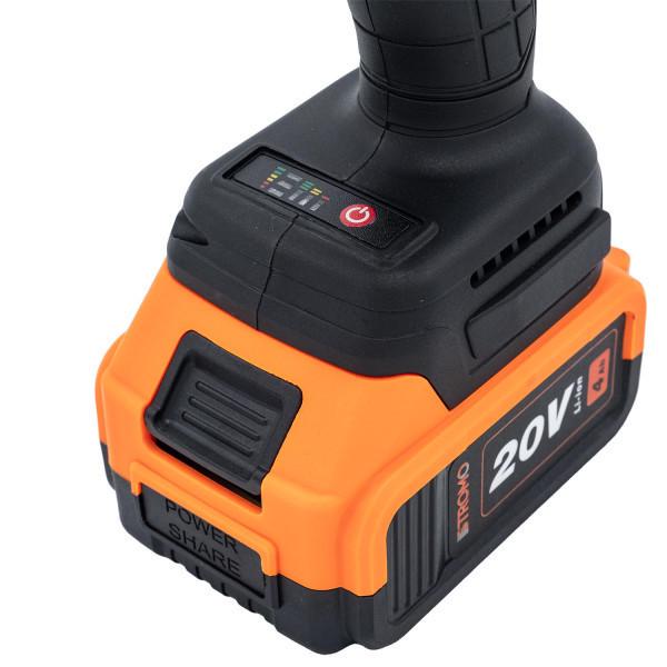 Гайковерт акумуляторний Stromo AWA20/1 600 Нм/болгарка безщіткова Stromo AGA216 - фото 6 Гайковерт акумуляторний Stromo AWA20/1 600 Нм/болгарка безщіткова Stromo AGA216 - фото 6