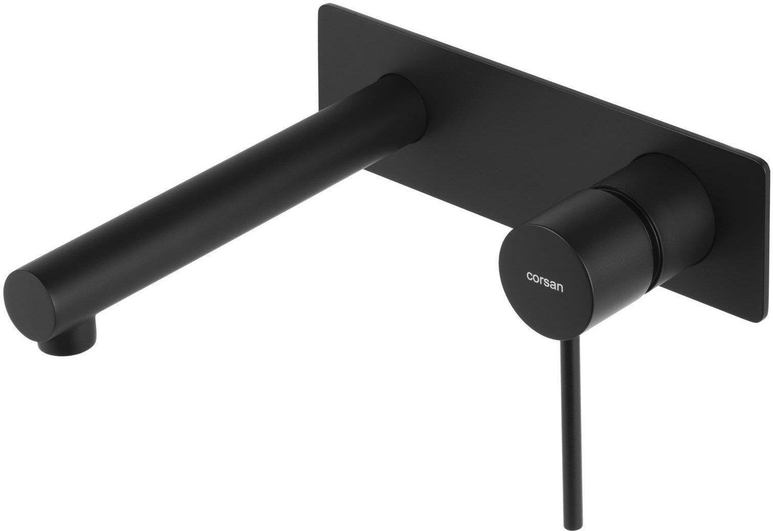 Змішувач для умивальника Corsan Lugo Black (CMB7515BL)