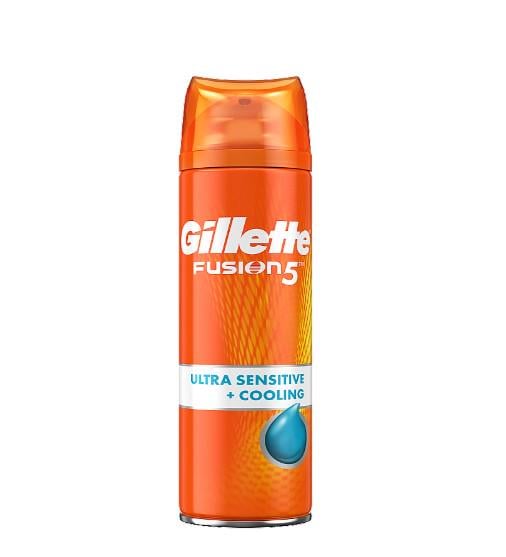 Гель для бритья Gillette Fusion 5 Ultra Sensitive&Cooling 200 мл (7413718)