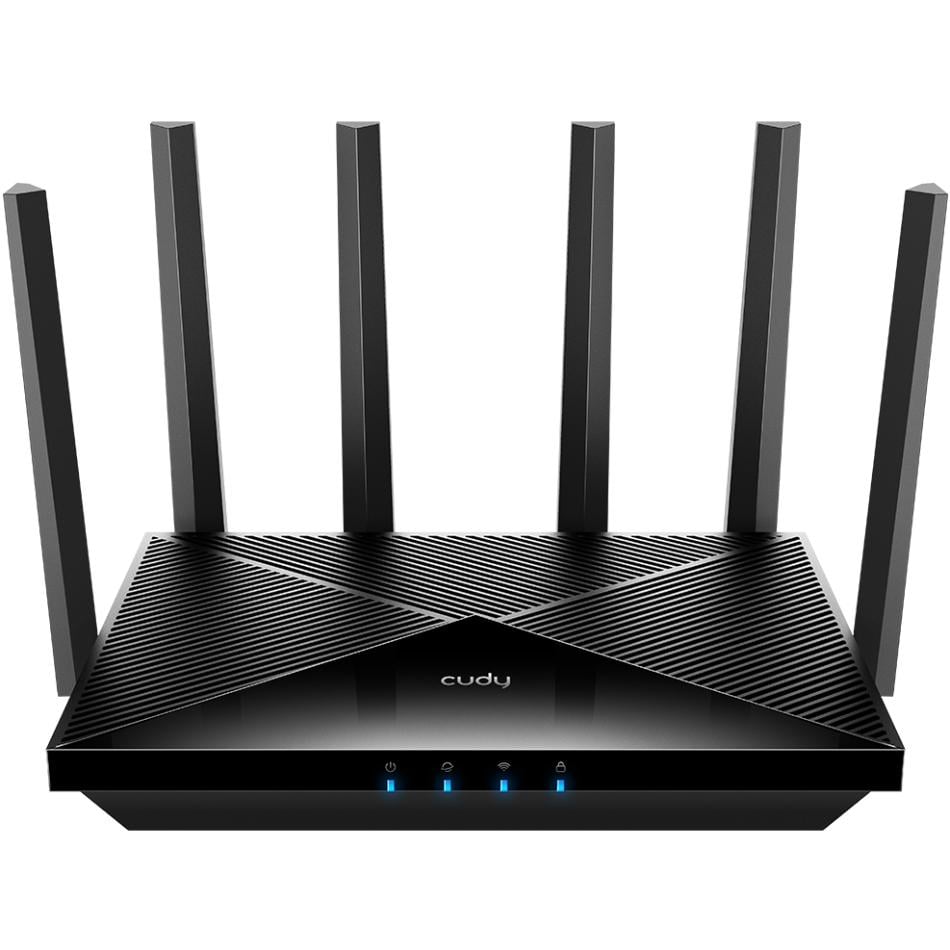 Роутер Cudy WR6500 BE6500 Gigabit Wi-Fi 7 Router 2,4/5 ГГц Black (WR6500)