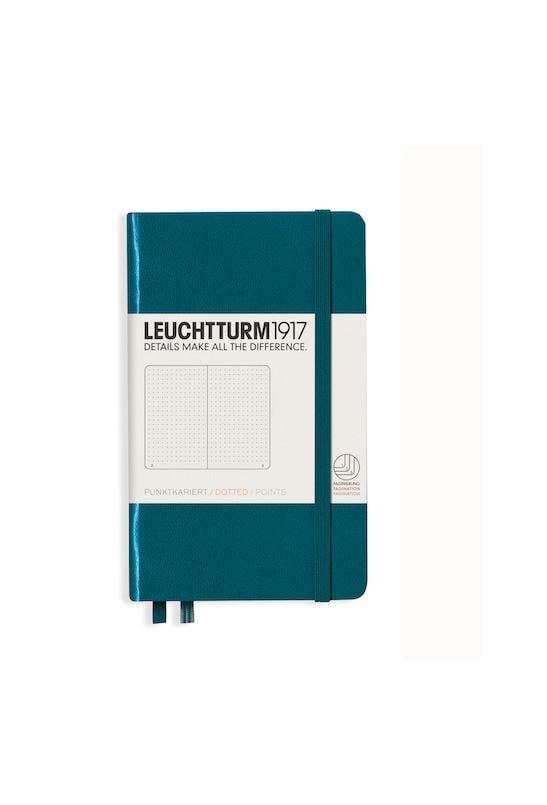 Блокнот Leuchtturm1917 карманный точка Зеленый тихоокеанский (359704)