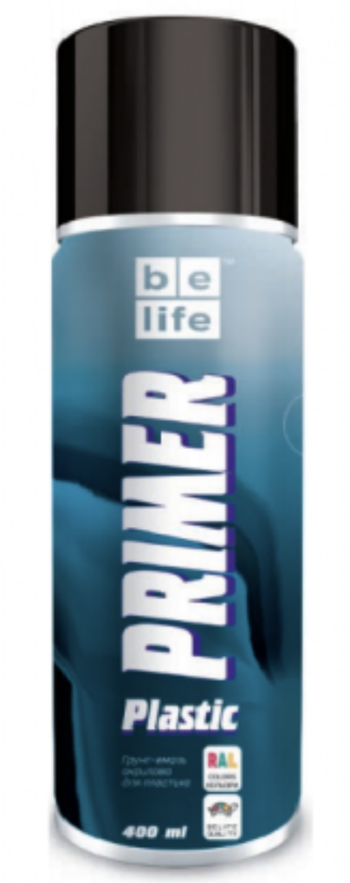 Ґрунт для пластику BeLife Plastic Primer 400 мл RAL191 Прозорий мат