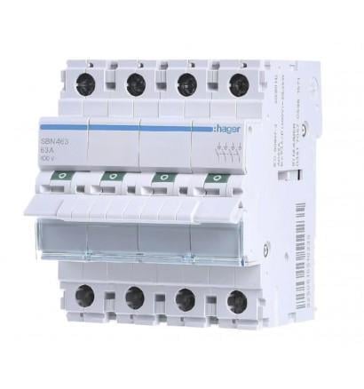 Выключатель погрузки Hager SBN463 4P 63А/400В (00000045885)