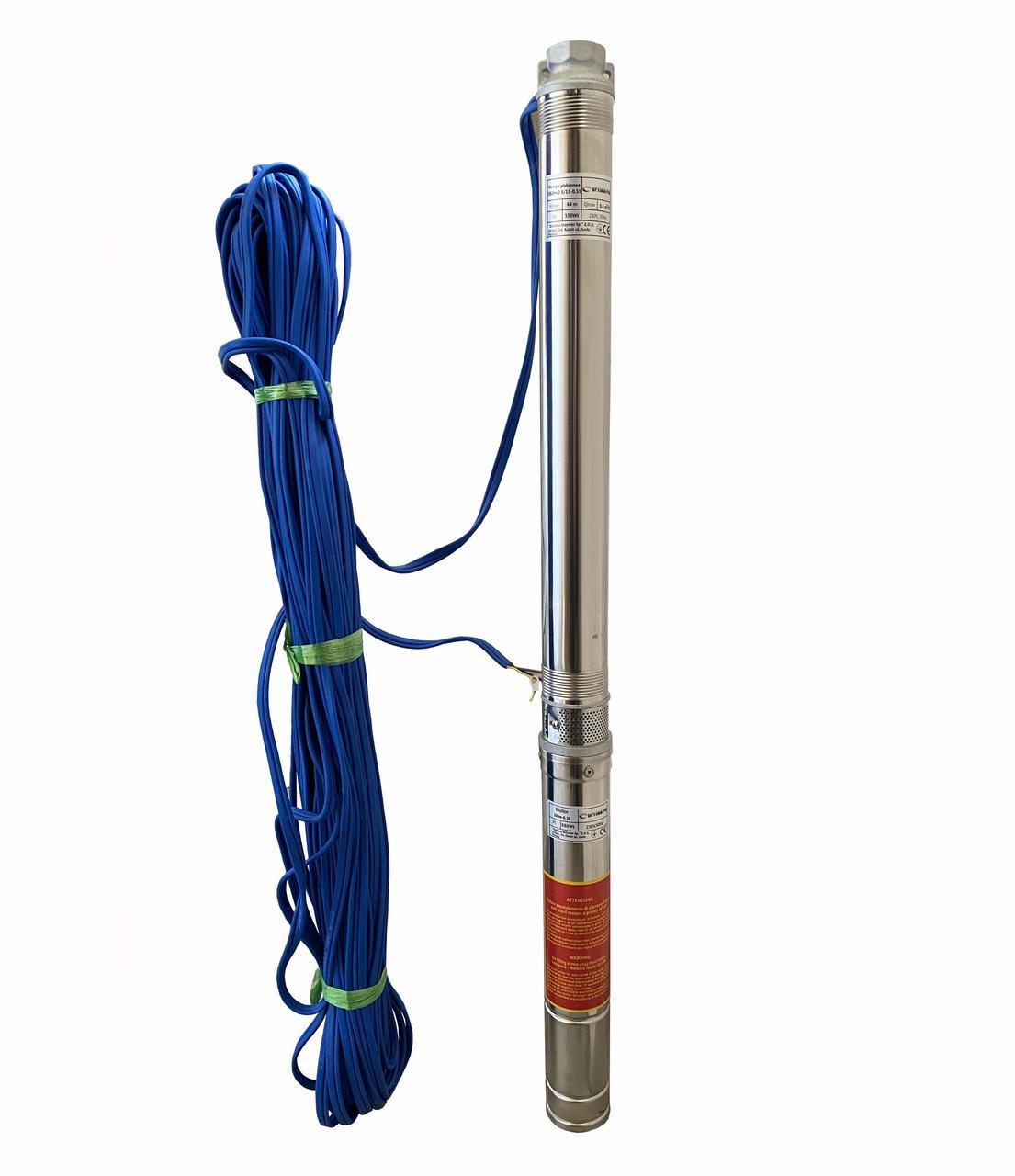 Насос скважинный с повышенной устойчивостью к песку PM 3SDm2,5/15 0,55 кВт 65 м кабель 50 м (000019659)