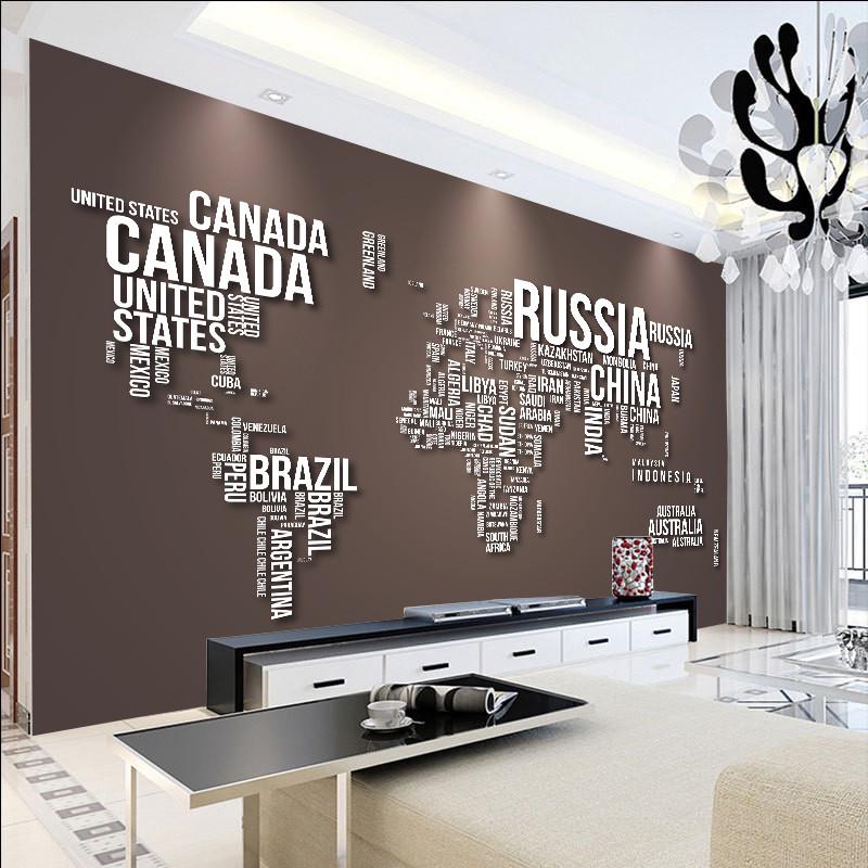 Фотообои флизелиновые абстракция для спальни/зала/кухни Английская карта