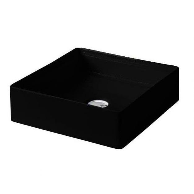 Умывальник накладной ARTCERAM Scalino SCL001 1700 380x380x115 мм Черный (142795)