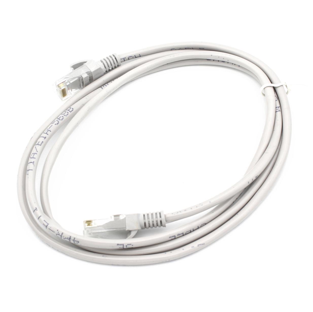 Патч-корд JXD RJ-45 Ethernet 1,5 м Белый (t5366)