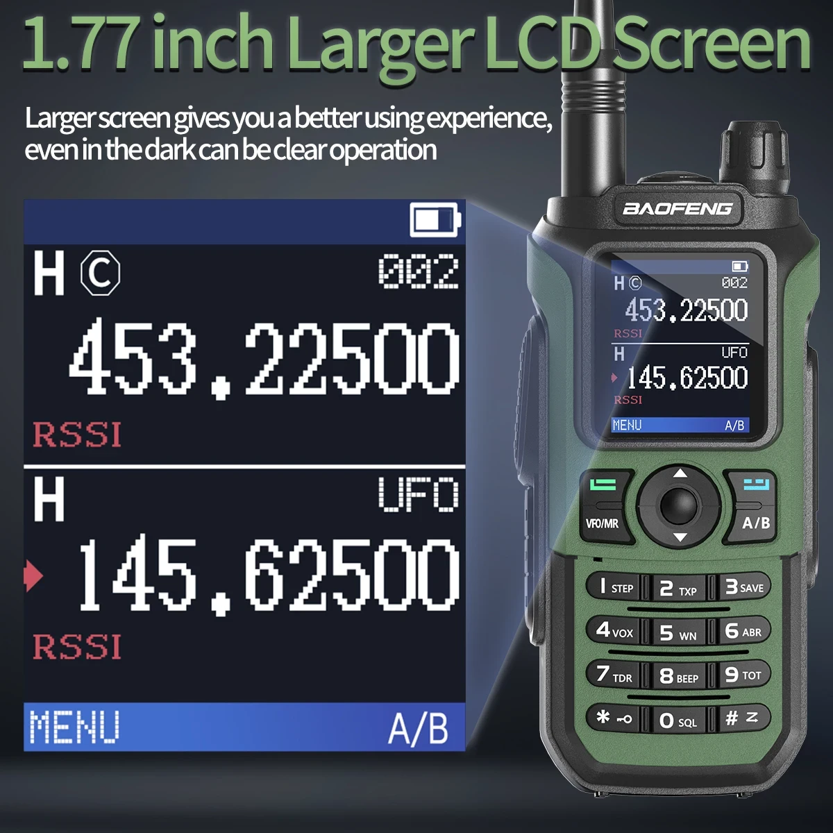Рация Baofeng UV-21 PRO V2 зарядка type-C до 20 км. - фото 7