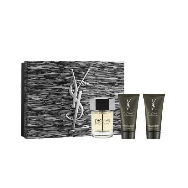 Подарочный набор для мужчин Yves Saint Laurent L'Homme туалетная вода 100 мл/гель для душа 50 мл и бальзам после бритья 50 мл (375166)