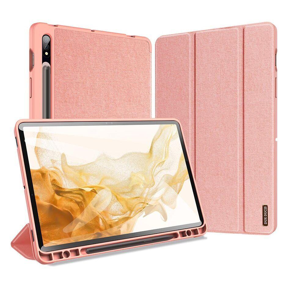 Чехол-книжка Dux Ducis Domo Series для Samsung Galaxy Tab S7/S8 11'' Pink - фото 2