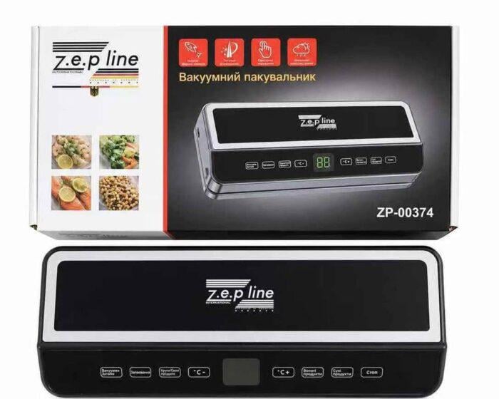 Вакуумный упаковщик ZepLine ZP-00374 200 Вт сенсорное управление чем рулон пакетов Черный (ML-06782) Вакуумный упаковщик ZepLine ZP-00374 200 Вт сенсорное управление чем рулон пакетов Черный (ML-06782)
