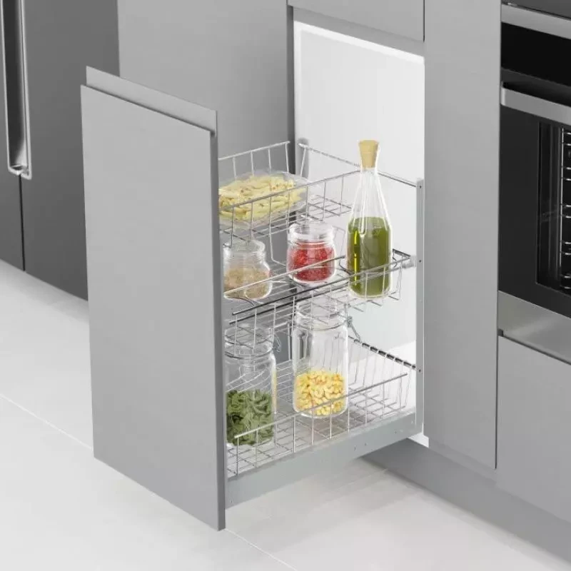 Карго для бутылок с дотягом S-2121-C 350 мм Хром (010855)