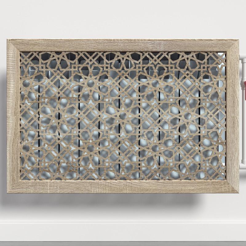 Решетка-экран на батарею SMARTWOOD 600 мм Дуб Сонома (R20232111)