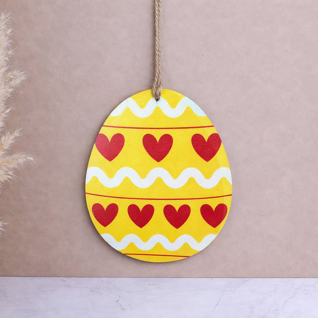 Подвеска писанка с сердечками (4455-12)