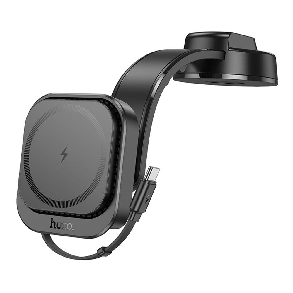 Автодержатель Hoco HW24 Magnetic Wireless 15W