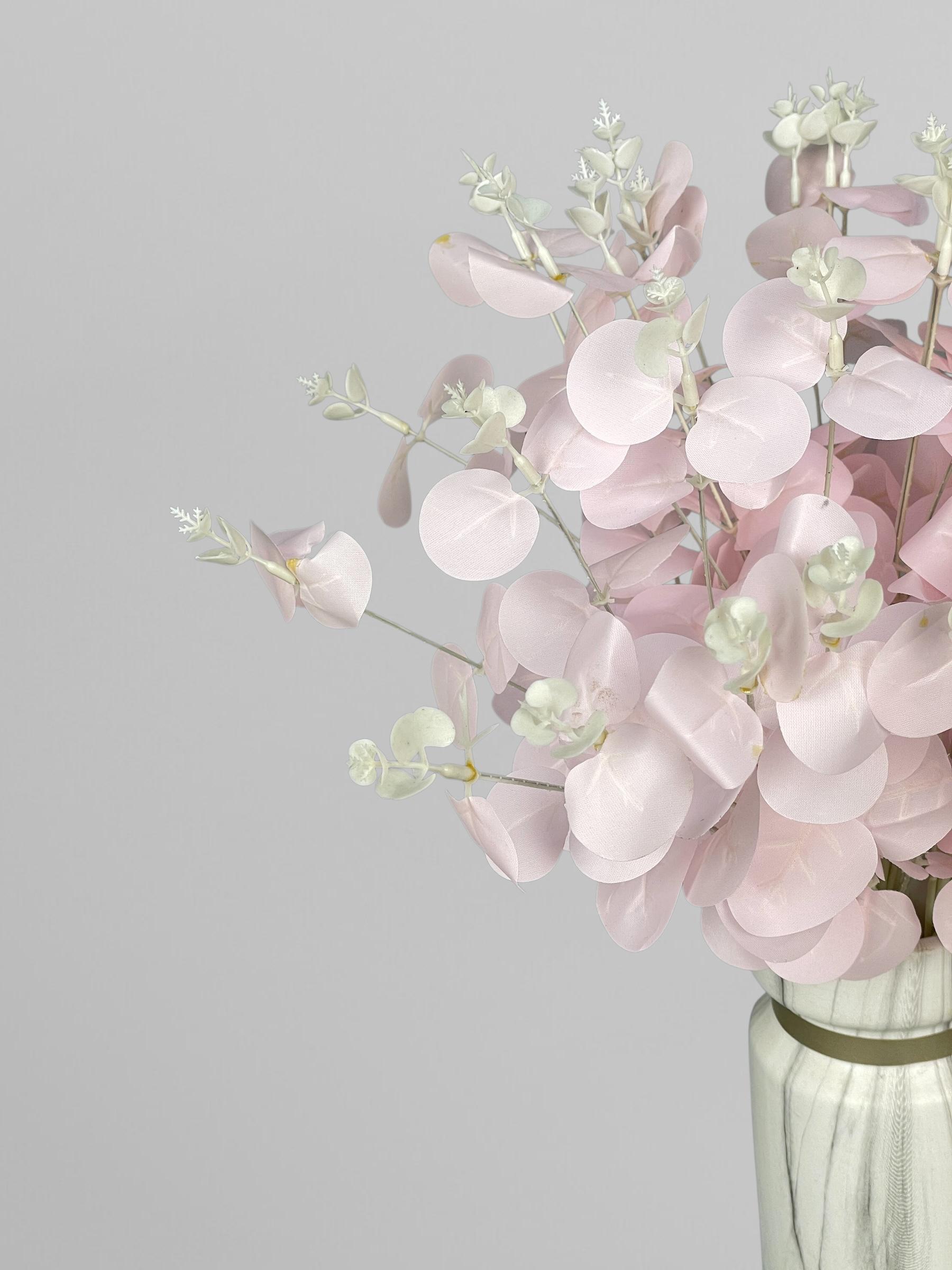 Искусственный эвкалипт 46 см Нежно-розовый (Р05013) - фото 7 Искусственный эвкалипт 46 см Нежно-розовый (Р05013) - фото 7