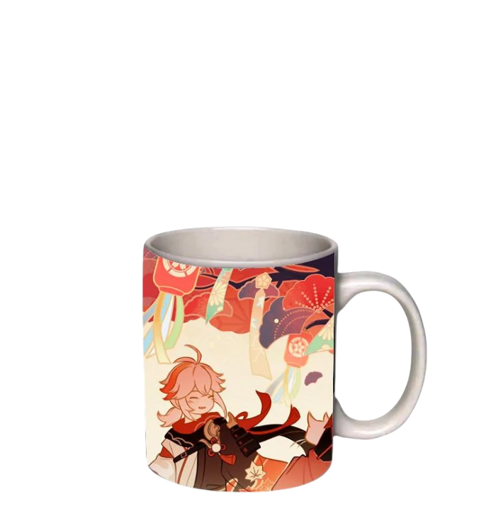 Чашка Кадзуха Геншин импакт Genshin Impact Белый (z1508)