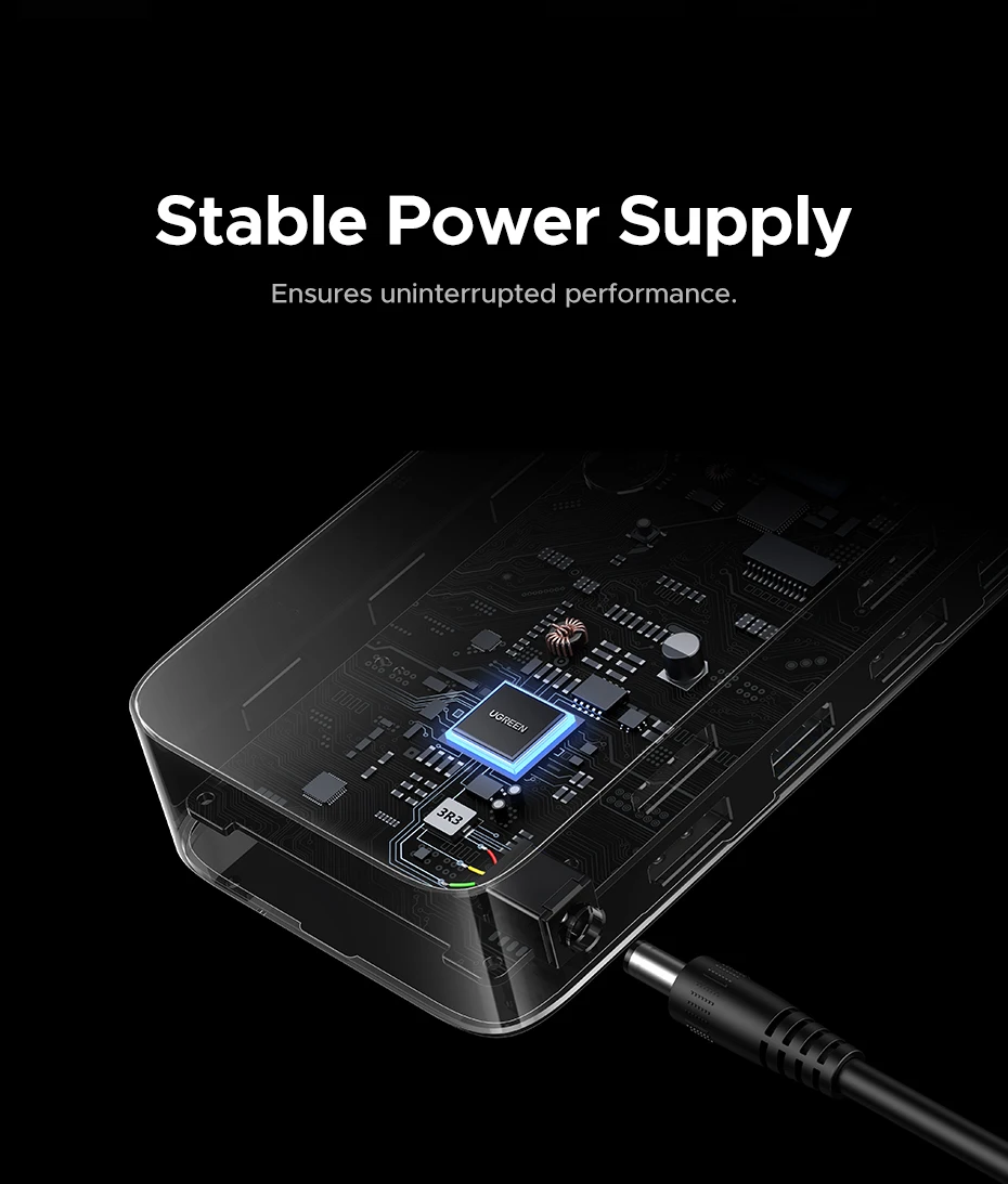 Комутатор UGREEN DP to DP 2in2 з можливістю спільного використання 2 ПК Black (55851) - фото 9