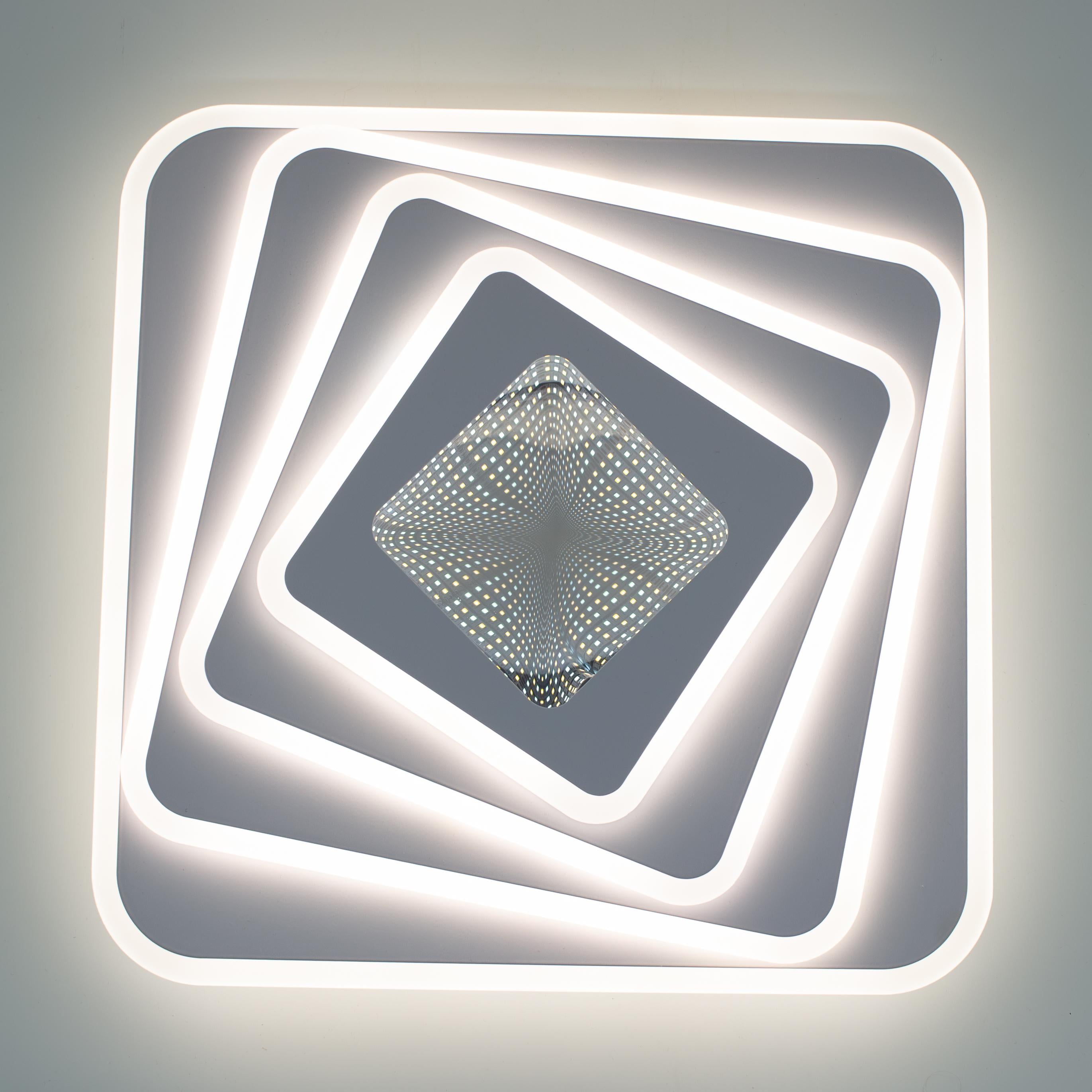 Люстра светодиодная смарт ESLLSE ASTROLIA 110 Вт S 420x420x70 мм Белый (10660)