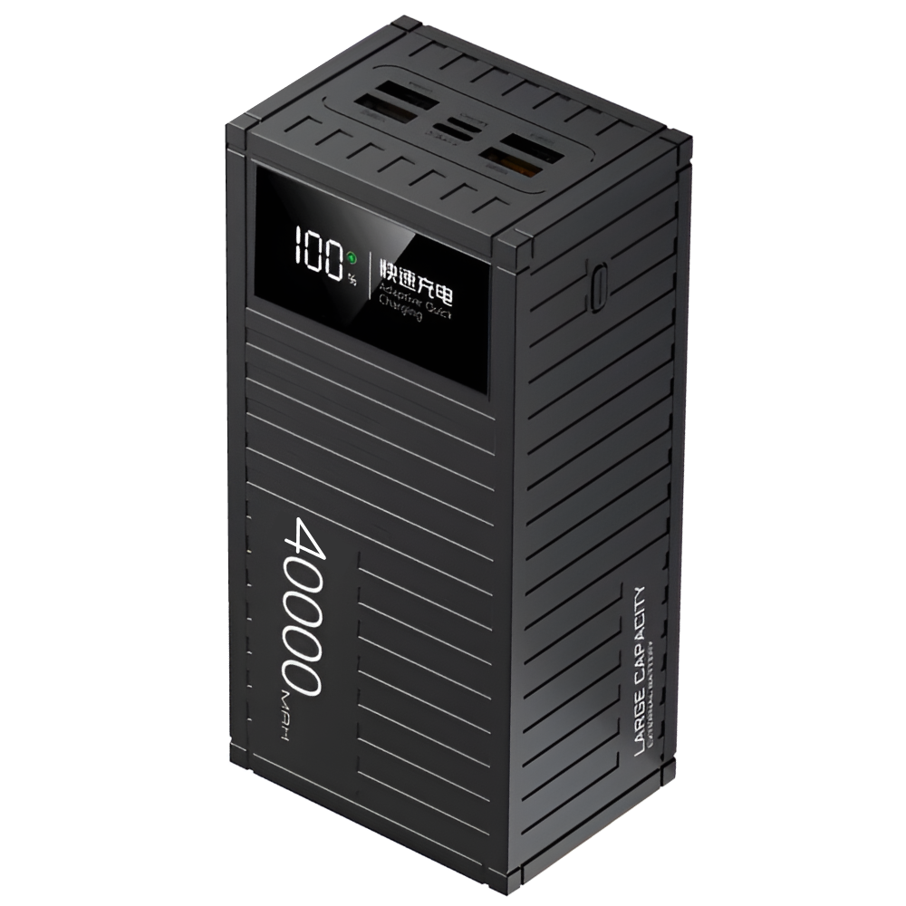 Повербанк Andowl Q-CD4000 40000 mAh швидка зарядка QC3.0 PD30W Чорний (1b73d732)