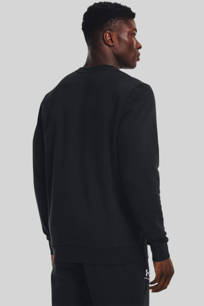 Кофта чоловіча Under Armour Ua Essential Fleece Crew L Чорний (1374250-001) - фото 3 Кофта чоловіча Under Armour Ua Essential Fleece Crew L Чорний (1374250-001) - фото 3