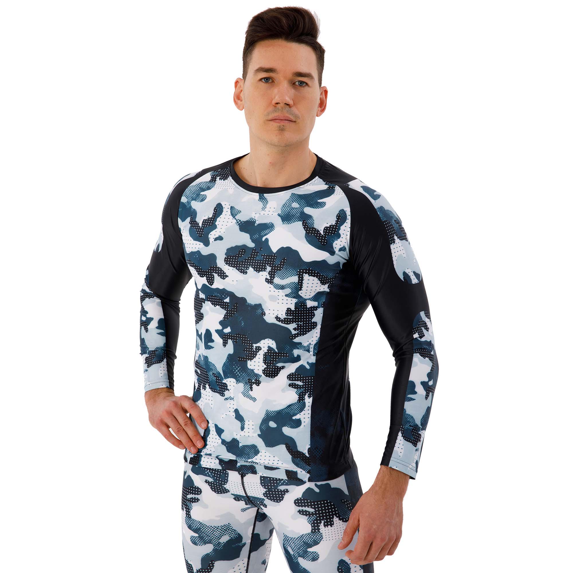 Рашгард мужской DOMINO TC210-1 M Черно-белый