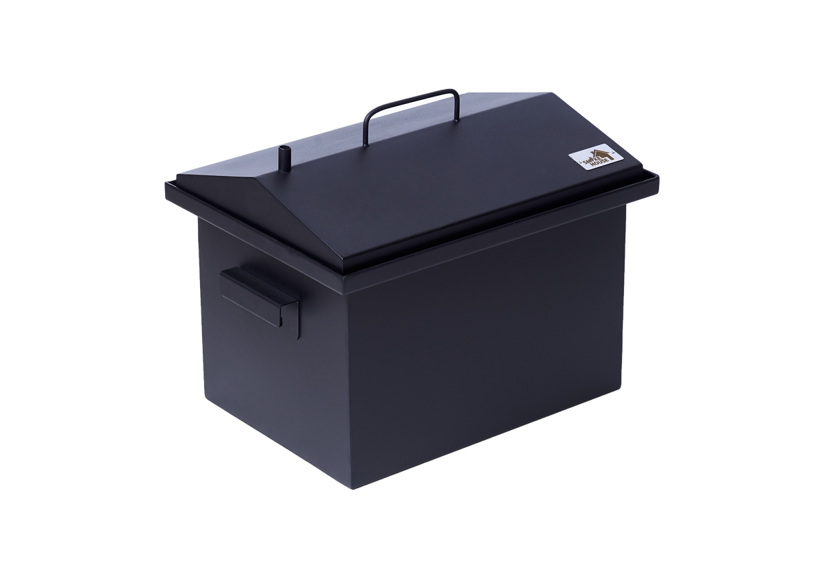 Коптильня стальна Smoke House Thermo M Чорний