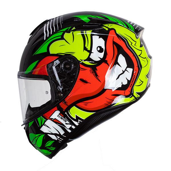 Мотошлем MT HELMETS TARGO Truck XS Gloss Fluor Yellow (28729) - фото 4