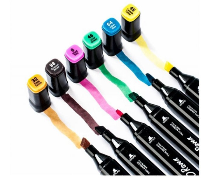 Набор маркеров двухсторонних Touch Cool на спиртовой основе 80 шт. - фото 5 Набор маркеров двухсторонних Touch Cool на спиртовой основе 80 шт. - фото 5