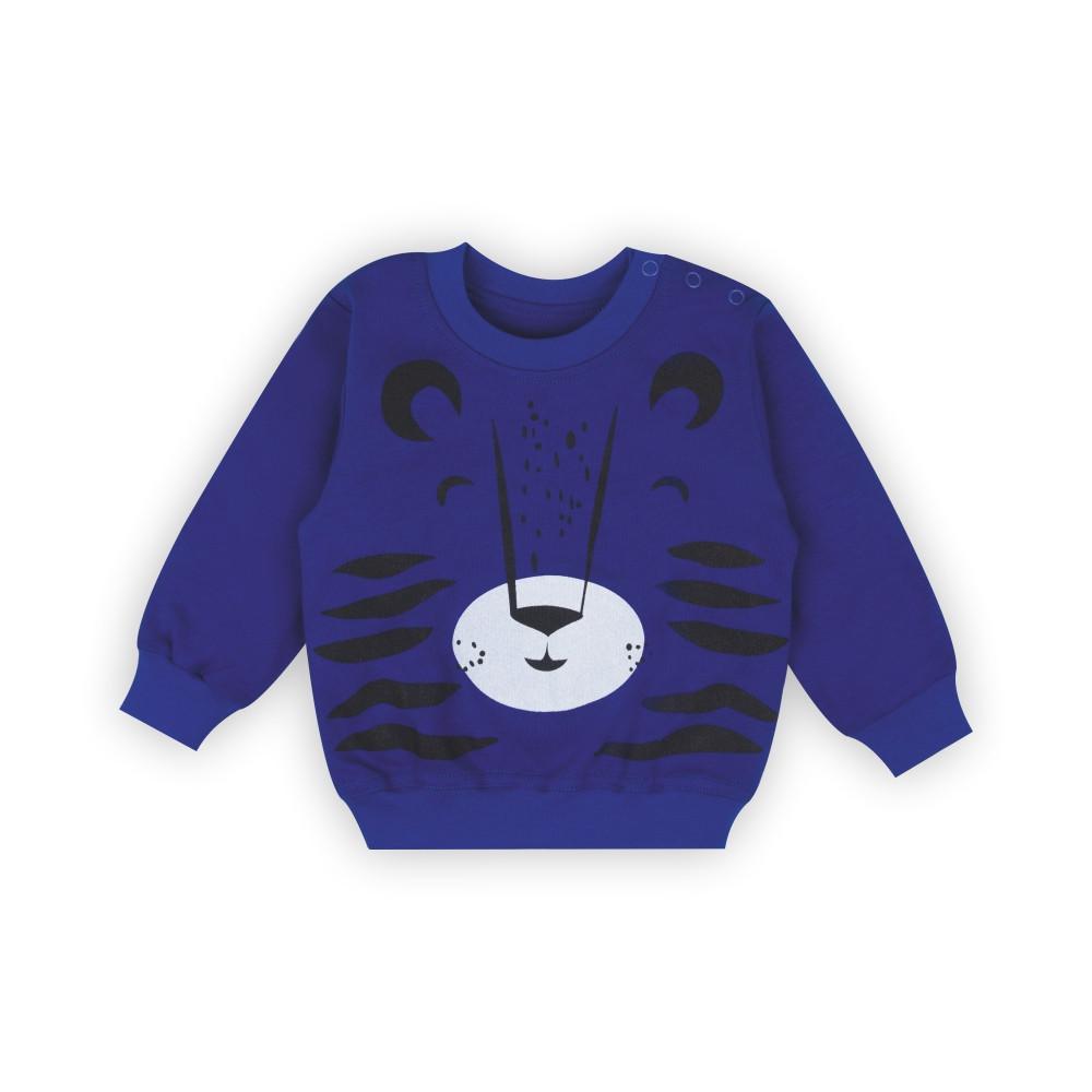 Свитер детский хлопковый теплый для мальчика Gabbi DG-21-45-1 74 см Индиго(12958) Свитер детский хлопковый теплый для мальчика Gabbi DG-21-45-1 74 см Индиго(12958)