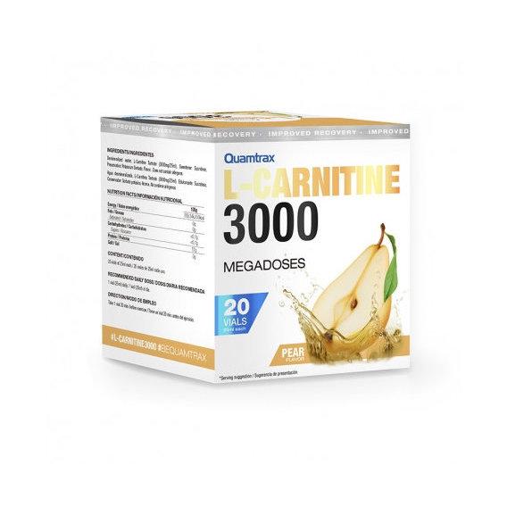 Жиросжигатель для спорта Quamtrax L-Carnitine 3000 20х25 мл Pear Жиросжигатель для спорта Quamtrax L-Carnitine 3000 20х25 мл Pear