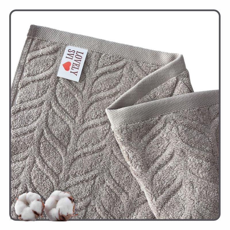 Рушник банний Lovely Svi Milano бавовна жаккард 70х140 см Бежево-сірий (711124) - фото 2 Рушник банний Lovely Svi Milano бавовна жаккард 70х140 см Бежево-сірий (711124) - фото 2