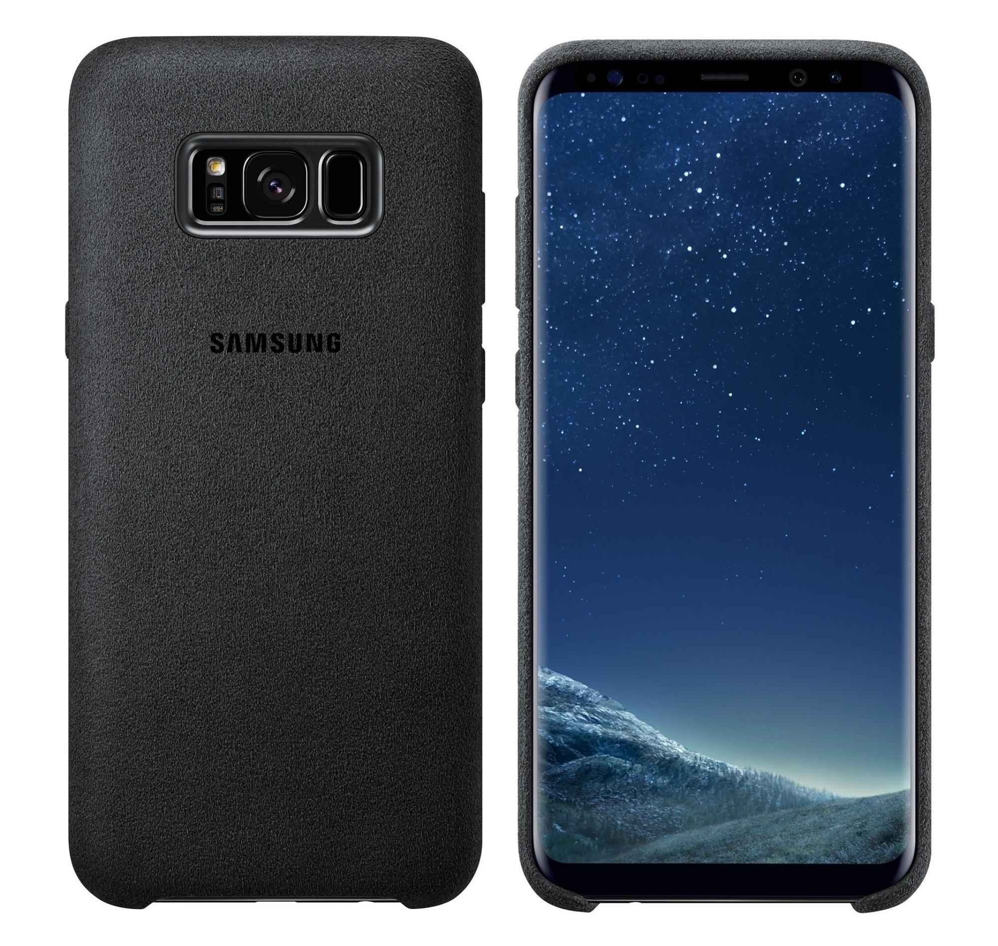 Чехол Official Alcantara Cover EF-XG955ASEGRU для Samsung Galaxy S8 Plus (6.2") Black