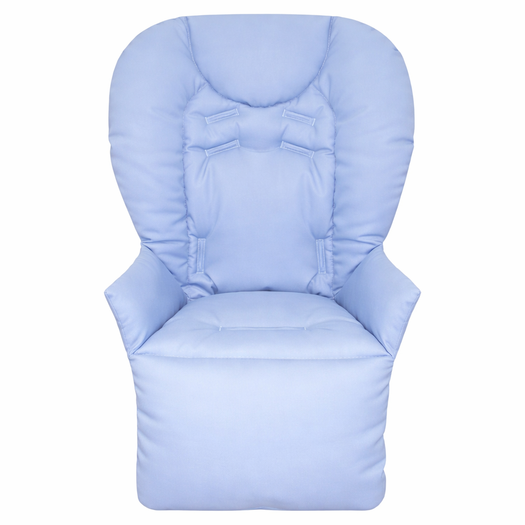 Чохол на стільчик для годування Chicco Polly 2в1 шкіряний Блакитний (2911946195)