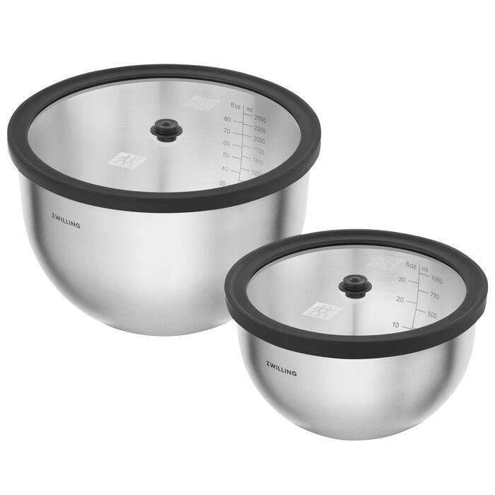 Набор мисок со стеклянными вакуумными крышками Zwilling J.A. Henckels Fresh & Save Unlock 2 шт. (2680802)