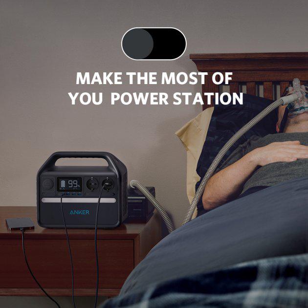 Зарядна станція ANKER 535 Power House 512 Wh AC 500 W (6837226) - фото 13