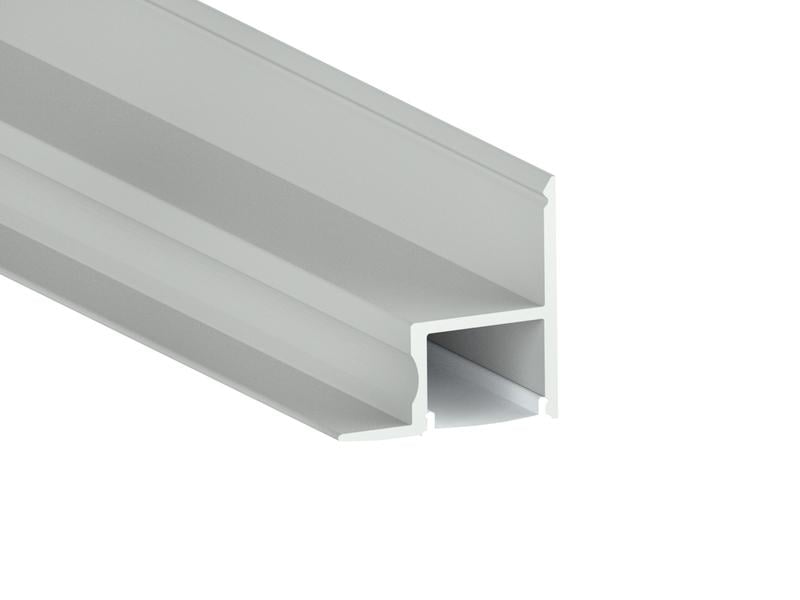 Профиль алюминиевый для светодиодной ленты LEDUA АЛ-25 анодированный угловой односторонний свет ДСП 1 м (3993)