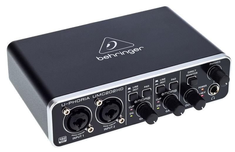 Звуковая карта Behringer U-Phoria UMC 202 HD