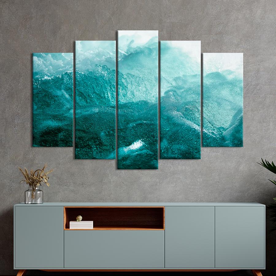 Картина Абстрактна хвиля в морі 187x119 см (A907-5)