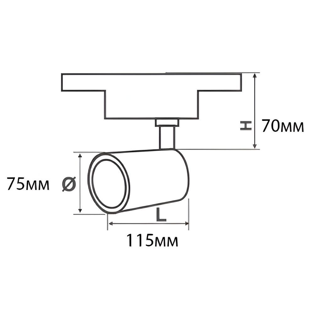 Светильник трековый LED Lemanso 20W 1800LM 6500K 185-265V Белый (LM3214-20) - фото 4 Светильник трековый LED Lemanso 20W 1800LM 6500K 185-265V Белый (LM3214-20) - фото 4