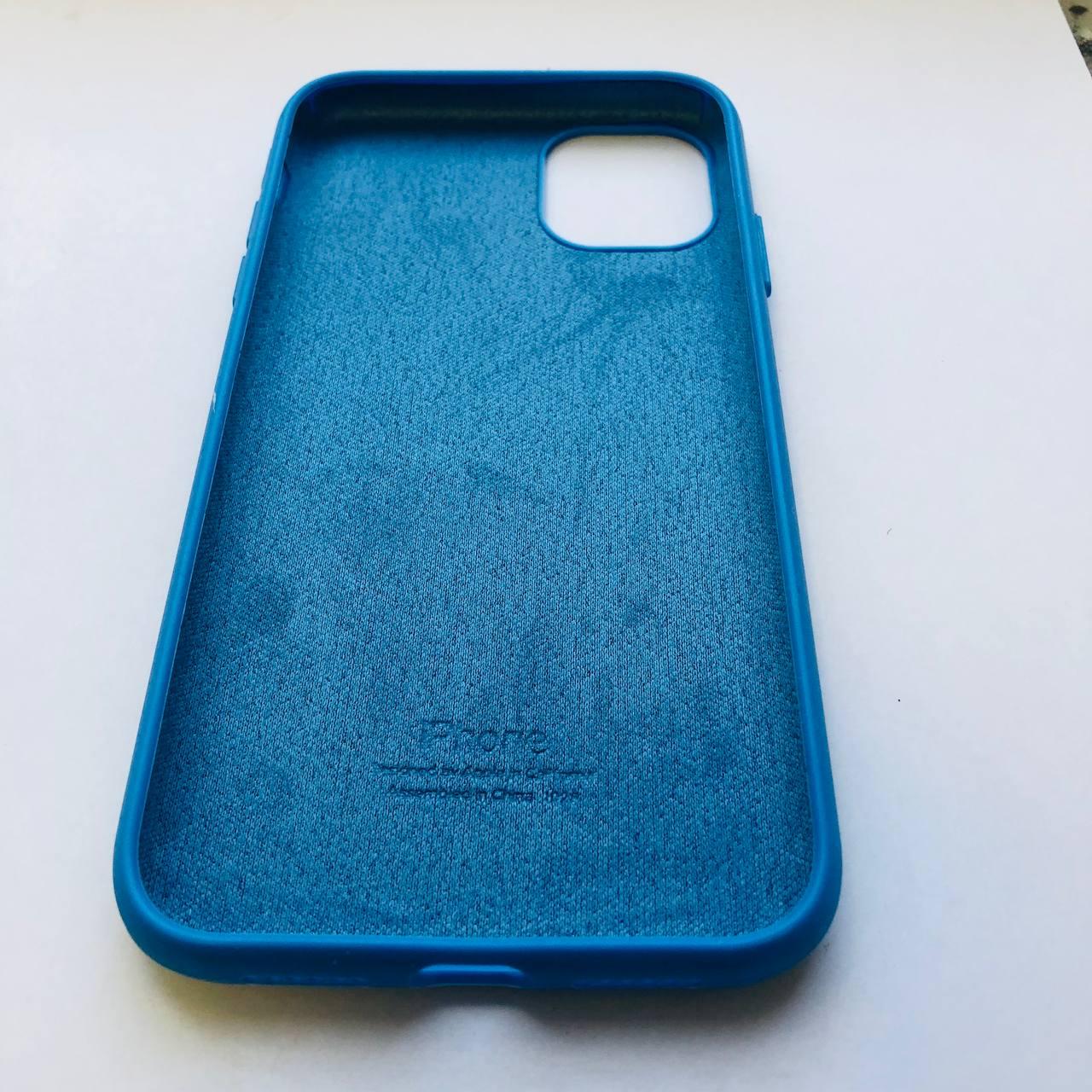 Чехол Silicone Case для Apple iPhone 11 Surf Blue - фото 3