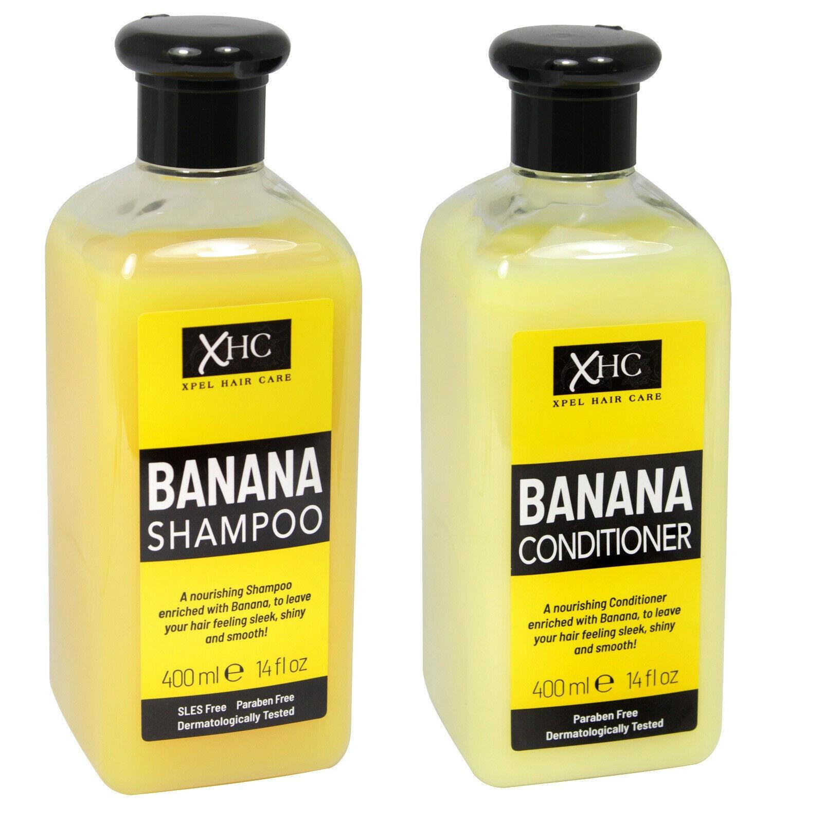 Безсульфатний набір для волосся Xpel Banana шампунь та кондиціонер 400 мл + 400 мл (E-00206N)