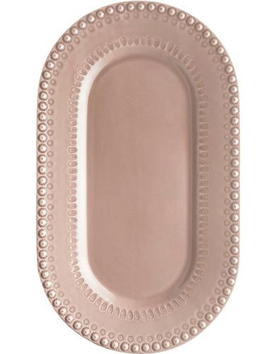 Блюдо овальное Bordallo Pinheiro Fantasia 45х26 см Бежевый (3237687)