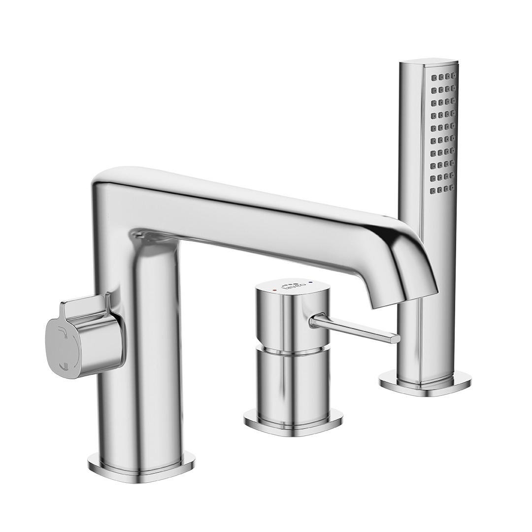 Смеситель Laveo POLA для ванны на 3 отверстия (BAP_013D) Смеситель Laveo POLA для ванны на 3 отверстия (BAP_013D)