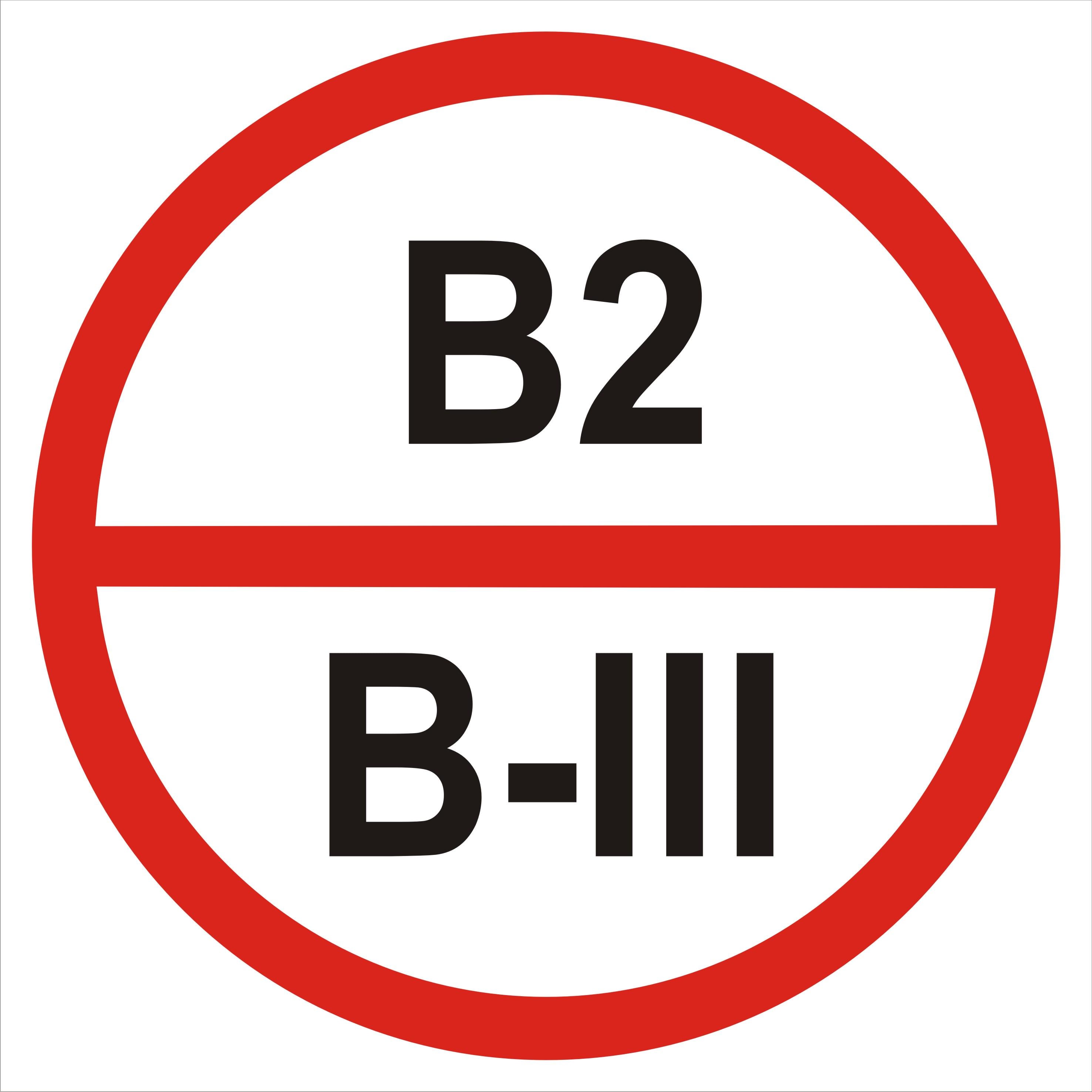 Табличка категория помещения В2/В3 20х20 см (00247)