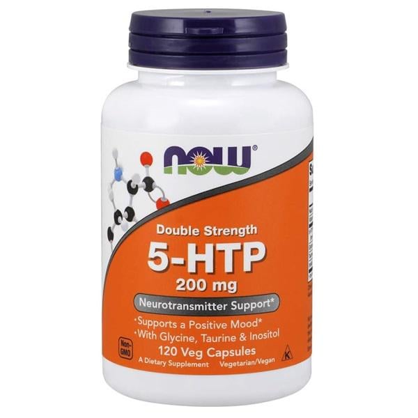 Триптофан NOW Foods 5-HTP 200 mg 120 Veg Caps
