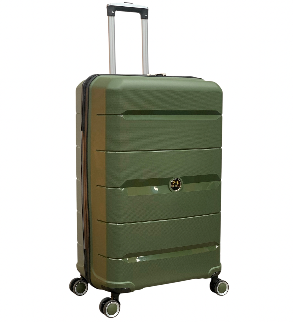 Чемодан my Polo PP013-L полипропилен на 4-х двойных колесах большой L 100 л Чемодан my Polo PP013-L полипропилен на 4-х двойных колесах большой L 100 л