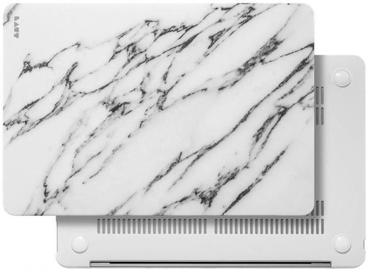 Чохол-накладка LAUT Huex Elements for MacBook Air 13 2018-2020, White Marmour (LAUT_13MA18_HXE_MW)